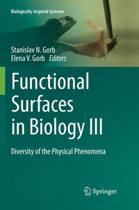 Vorderes Coverbild Functional Surfaces in Biology III