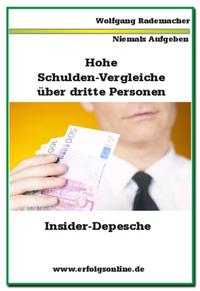 Vorderes Coverbild Hohe Schulden-Vergleiche über dritte Personen