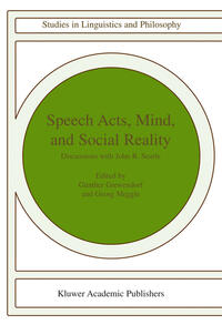 Vorderes Coverbild Speech Acts, Mind, and Social Reality