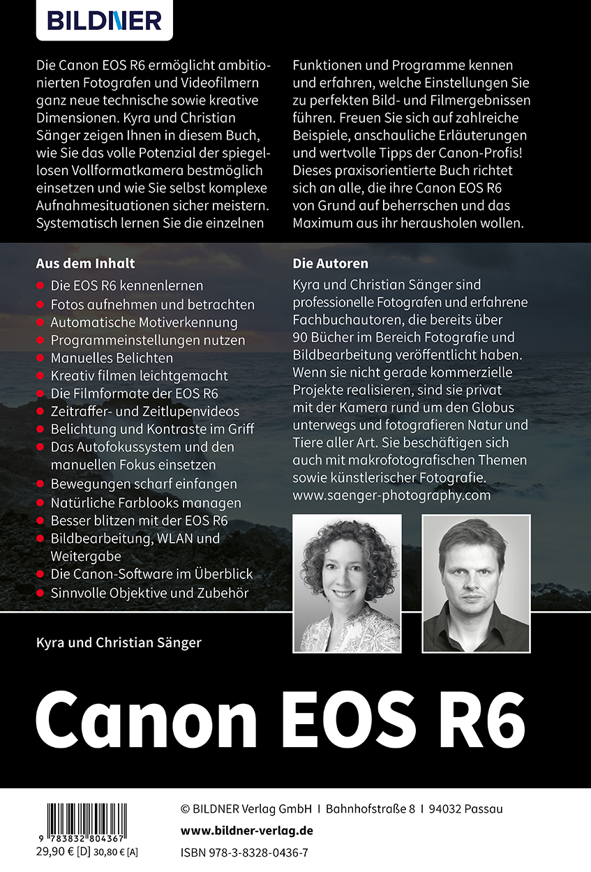 Rückseitencover Canon EOS R6