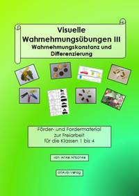 Vorderes Coverbild Visuelle Wahrnehmungsübungen III