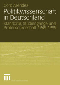 Vorderes Coverbild Politikwissenschaft in Deutschland