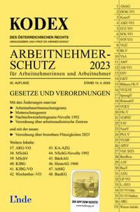 Vorderes Coverbild KODEX Arbeitnehmerschutz 2023