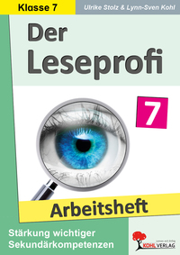Vorderes Coverbild Der Leseprofi / Arbeitsheft - Fit durch Lesetraining / Klasse 7