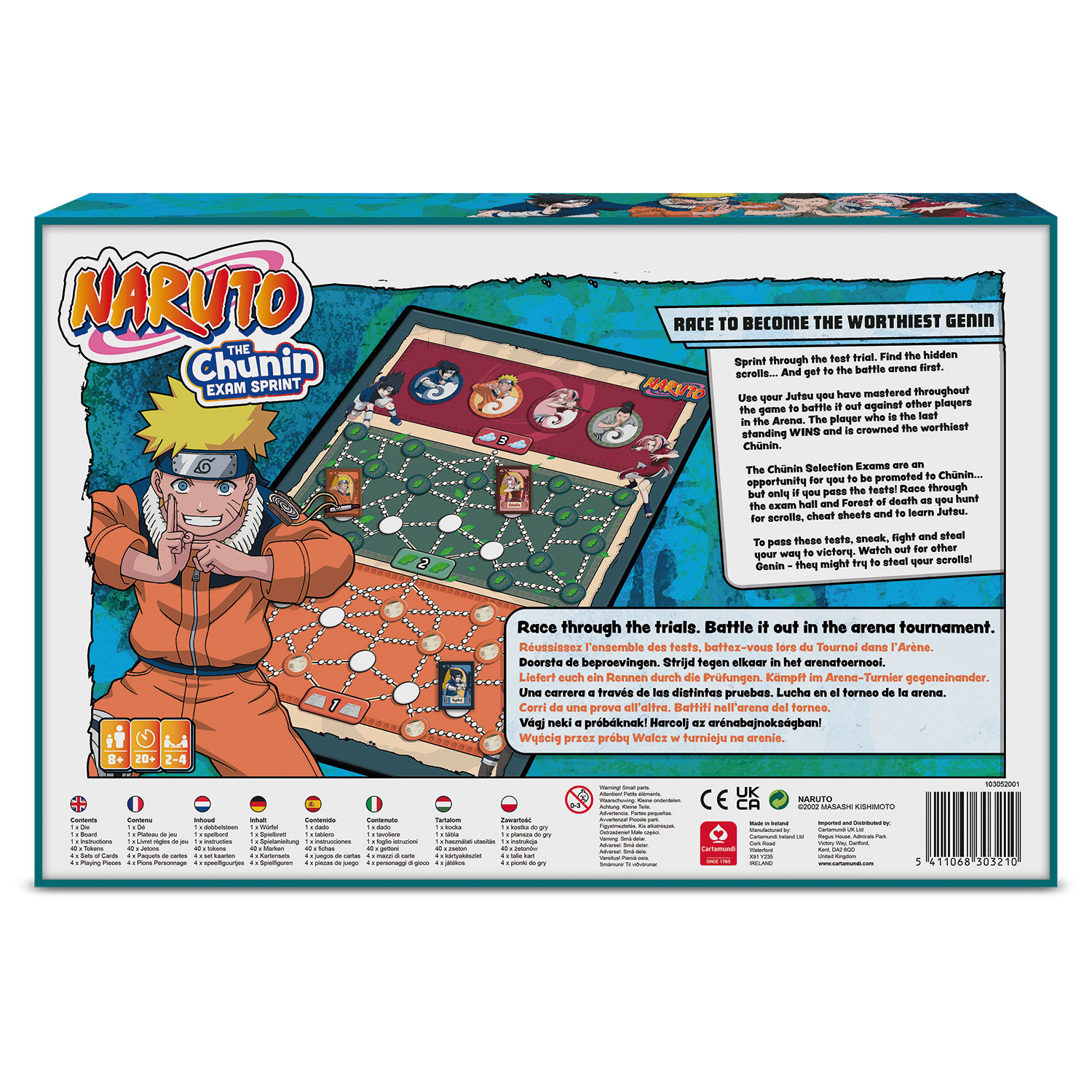 Rückseitencover Naruto -Chunin Exam Sprint