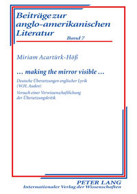 Vorderes Coverbild … making the mirror visible …
