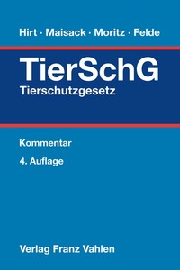 Vorderes Coverbild Tierschutzgesetz