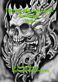 Vorderes Coverbild Tattoo-Biomechanic Artbook Vol.1