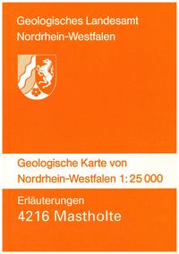 Vorderes Coverbild Geologische Karten von Nordrhein-Westfalen 1:25000 / Mastholte