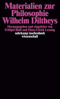 Vorderes Coverbild Materialien zur Philosophie Wilhelm Diltheys