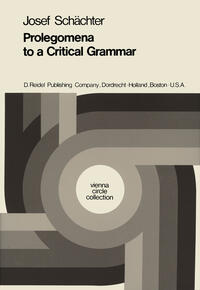 Vorderes Coverbild Prolegomena to a Critical Grammar