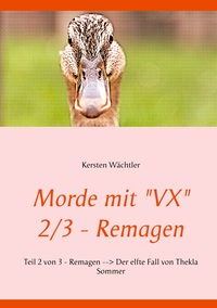 Vorderes Coverbild Morde mit "VX" 2/3 - Remagen