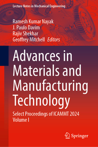 Vorderes Coverbild Advances in Materials and Manufacturing Technology