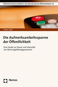 Vorderes Coverbild Die Aufmerksamkeitsspanne der Öffentlichkeit