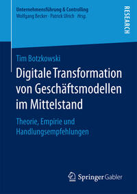 Vorderes Coverbild Digitale Transformation von Geschäftsmodellen im Mittelstand