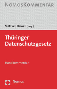 Vorderes Coverbild Thüringer Datenschutzgesetz