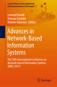 Vorderes Coverbild Advances in Network-Based Information Systems