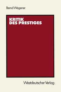 Vorderes Coverbild Kritik des Prestiges