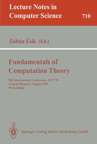 Vorderes Coverbild Fundamentals of Computation Theory