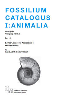 Vorderes Coverbild Fossilium Catalogus Animalia Pars 148