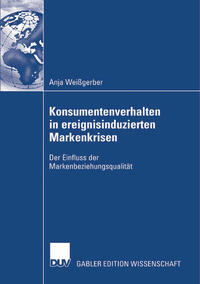 Vorderes Coverbild Konsumentenverhalten in ereignisinduzierten Markenkrisen