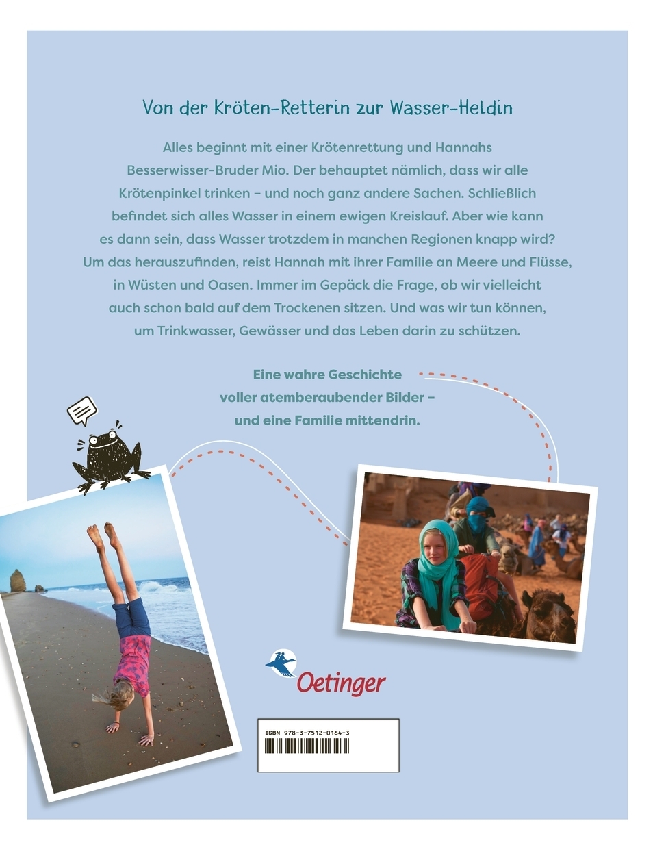 Rückseitencover Hannahs Reise