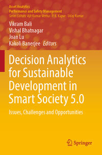 Vorderes Coverbild Decision Analytics for Sustainable Development in Smart Society 5.0