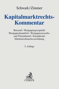 Vorderes Coverbild Kapitalmarktrechts-Kommentar
