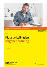 Vorderes Coverbild Klausur-Leitfaden Abgabenordnung