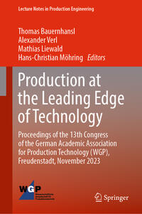 Vorderes Coverbild Production at the Leading Edge of Technology