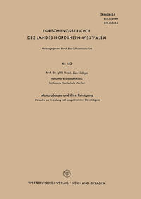 Vorderes Coverbild Motorabgase und ihre Reinigung