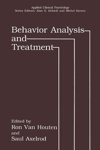 Vorderes Coverbild Behavior Analysis and Treatment