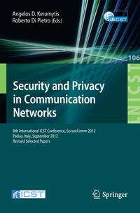 Vorderes Coverbild Security and Privacy in Communication Networks