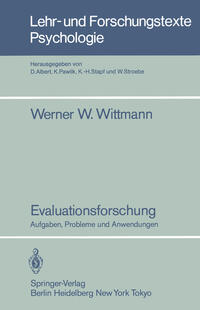 Vorderes Coverbild Evaluationsforschung