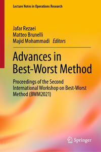 Vorderes Coverbild Advances in Best-Worst Method
