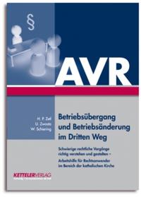 Vorderes Coverbild Betriebsübergang und Betriebsänderung im Dritten Weg