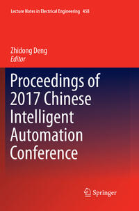 Vorderes Coverbild Proceedings of 2017 Chinese Intelligent Automation Conference