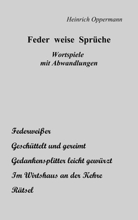 Vorderes Coverbild Feder weise Sprüche