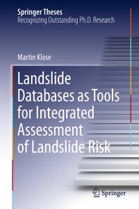 Vorderes Coverbild Landslide Databases as Tools for Integrated Assessment of Landslide Risk
