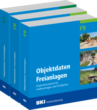 Vorderes Coverbild BKI Objektdaten Freianlagen F7 + F8 + F9