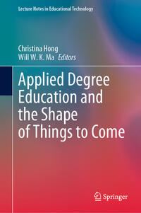 Vorderes Coverbild Applied Degree Education and the Shape of Things to Come