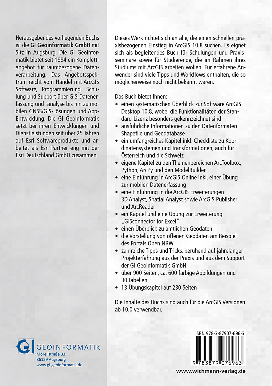 Rückseitencover ArcGIS 10.8
