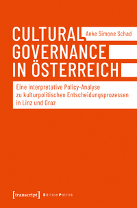 Vorderes Coverbild Cultural Governance in Österreich