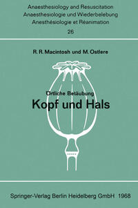 Vorderes Coverbild Örtliche Betäubung Kopf und Hals