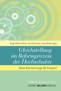 Vorderes Coverbild Gleichstellung im Reformprozess der Hochschulen