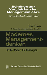 Vorderes Coverbild Modernes Managementdenken