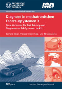 Vorderes Coverbild Diagnose in mechatronischen Fahrzeugsystemen X
