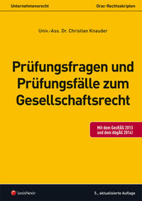 Vorderes Coverbild Prüfungsfragen und Prüfungsfälle zum Gesellschaftsrecht