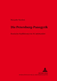 Vorderes Coverbild Die Petersburg-Panegyrik