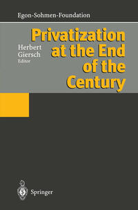 Vorderes Coverbild Privatization at the End of the Century